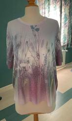 Lila truitje/shirt met bloemmotief maat 46, Ophalen of Verzenden, Zo goed als nieuw, Maat 46/48 (XL) of groter, D-strick