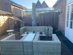Tuinset Wicker, Ophalen, 5 zitplaatsen, Gebruikt, Bank