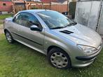 Peugeot 206 1.6 16V CC Roland Garros AUT 2001 Grijs, 4 cilinders, Cabriolet, 4 stoelen, Voorwielaandrijving