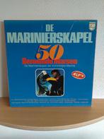 De Marinierskapel - 50 Beroemde Marsen - 4 LP's, Ophalen of Verzenden, Gebruikt, 12 inch