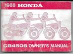Honda CB450 N manual instructieboek (4762z), Motoren, Handleidingen en Instructieboekjes, Honda