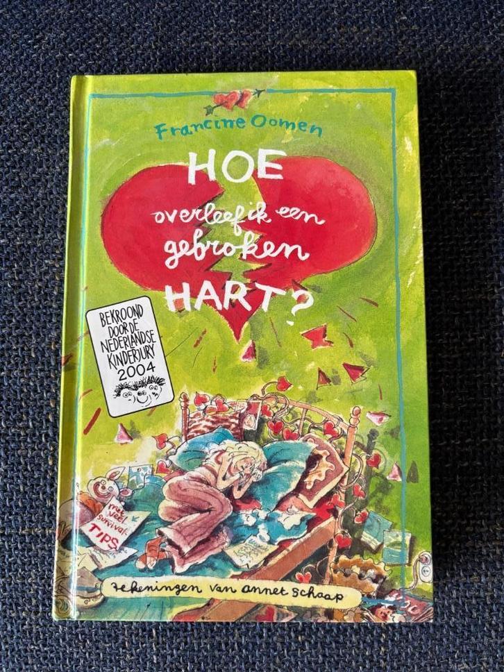 Hoe overleef ik een gebroken hart ? Francine Oomen, Boeken, Kinderboeken | Jeugd | 10 tot 12 jaar, Zo goed als nieuw, Ophalen