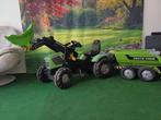 Traptrekker  Deutz agrontron en deutz halfpipe kipper., Kinderen en Baby's, Speelgoed | Buiten | Voertuigen en Loopfietsen, Ophalen