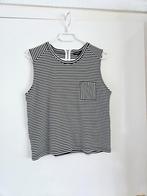 Gestreepte top Mango, Kleding | Dames, Tops, Mango, Wit, Ophalen of Verzenden, Zo goed als nieuw