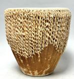 Zuid-Afrikaanse met leer bedekte drum - Zulu - Zuid-Afrika, Antiek en Kunst, Ophalen of Verzenden