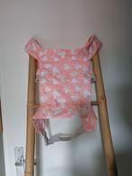 Poppen draagzak Lichtroze met zwaantjes! Nieuw!, Ophalen of Verzenden, Nieuw, Babypop