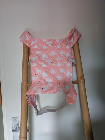 Poppen draagzak Lichtroze met zwaantjes! Nieuw!  beschikbaar voor biedingen