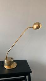 Messing vintage bureaulamp, Gebruikt, Ophalen of Verzenden