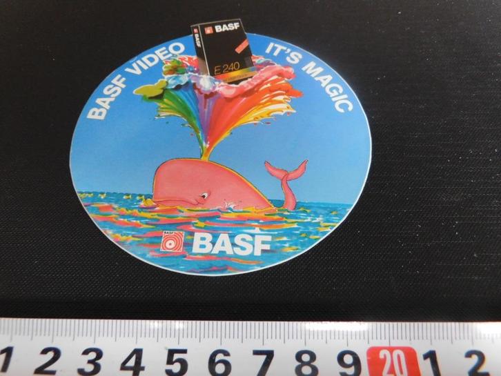 stickers BASF video It's Magic   videobanden, Verzamelen, Stickers, Zo goed als nieuw, Ophalen