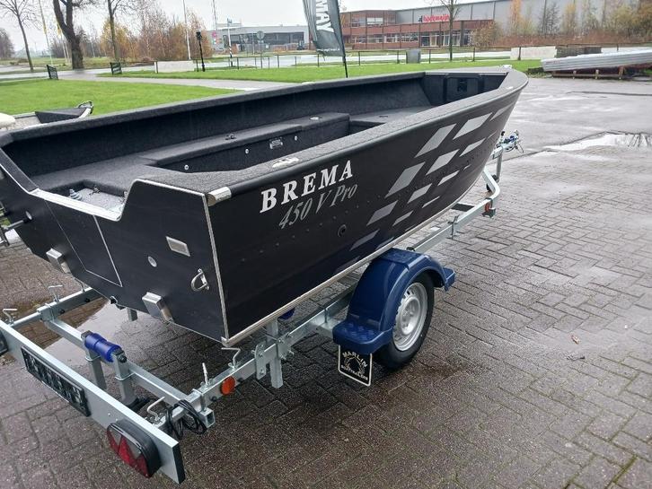 Brema 450 V pro aluminium visboot op voorraad!, Watersport en Boten, Vis- en Consoleboten, Nieuw, 30 tot 50 pk, 3 tot 6 meter