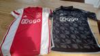 2 originele Ajaxshirts maat 176 en S zonder bedrukking, Ophalen of Verzenden, Zo goed als nieuw, Ajax, Voetbal