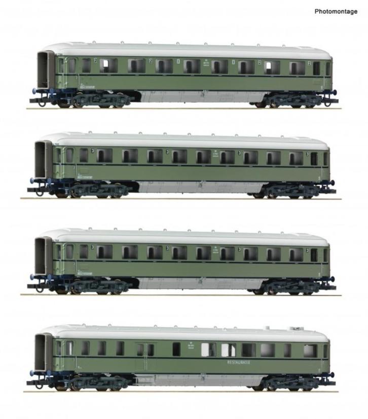 Roco (6200049) 5 x Plan D topstaat, Hobby en Vrije tijd, Modeltreinen | H0, Nieuw, Wagon, Gelijkstroom, Roco, Ophalen of Verzenden