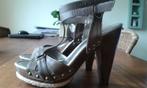 Nieuwe open pumps hoge hak 12 cm bruin maat 37, Kleding | Dames, Pumps, Bruin, Nieuw, Ophalen of Verzenden