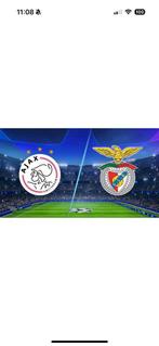 Ajax benfica 4 kaarten naast elkaar vak 117 aan het veld, Tickets en Kaartjes, Sport | Voetbal, Seizoenskaart, Twee personen