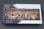 Disney panoramapuzzel Orkest 1000 stukjes - Clementoni, Ophalen of Verzenden, 500 t/m 1500 stukjes, Zo goed als nieuw, Legpuzzel