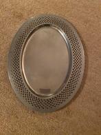 Metalen Schaal met Open Rand, Overige materialen, Schaal, Ophalen of Verzenden, Zo goed als nieuw