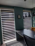 2x duo rolgordijn in cassette antraciet 90 x 2.40 Roobol, 200 cm of meer, Zwart, Zo goed als nieuw, 50 tot 100 cm