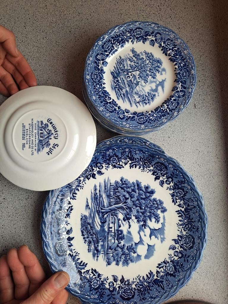 Servies country style, Huis en Inrichting, Ophalen, Porselein, Overige stijlen