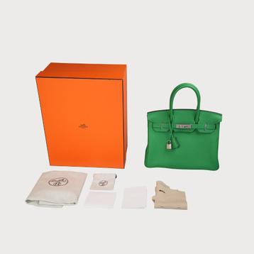 Hermès Birkin 30 Bambou Green Phw  beschikbaar voor biedingen