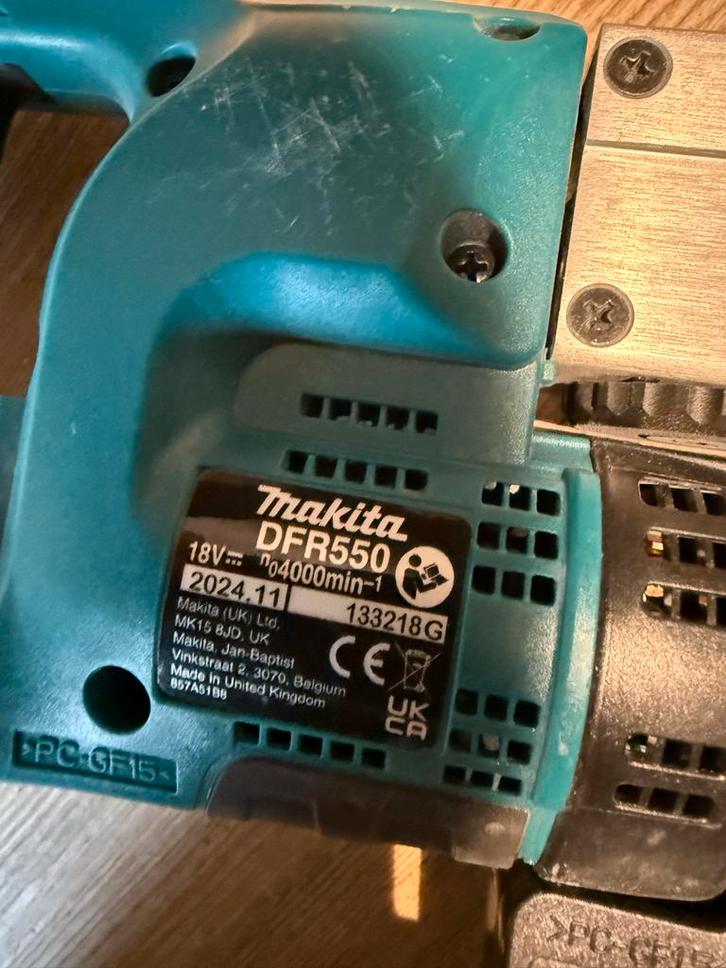 Makita 18V Schroefautomaat DFR550 - Zo Goed Als Nieuw!, Doe-het-zelf en Verbouw, Gereedschap | Handgereedschap, Zo goed als nieuw
