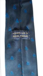 Royal Schelde blauwe stropdas Koninklijke schelde, Verzamelen, Scheepvaart, Ophalen of Verzenden, Zo goed als nieuw, Gebruiksvoorwerp