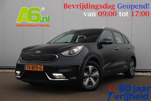 Kia Niro 1.6 GDi Hybrid DynamicLine Automaat Half Leder Navi, Auto's, Kia, Bedrijf, Te koop, Niro, ABS, Achteruitrijcamera, Airbags