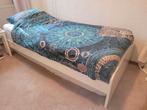 Moo stevig bed wit mdf 90x200, incl lattenbodem, 90 cm, Eenpersoons, Wit, Ophalen of Verzenden