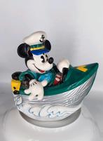 Mickey Mouse Muziekdoos bewegende Zeilboot NIEUWSTAAT, Ophalen of Verzenden