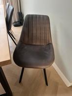 Eetkamerstoelen 4x, Ophalen of Verzenden, Zo goed als nieuw, Grijs, Vier