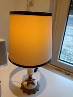 Vintage antieke marmer messing tafellamp, Huis en Inrichting, Lampen | Tafellampen, Minder dan 50 cm, Gebruikt, Ophalen