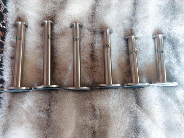 Zack RVS Kandelaren Set, Huis en Inrichting, Badkamer | Badtextiel en Accessoires, Zo goed als nieuw, Overige typen, Ophalen of Verzenden