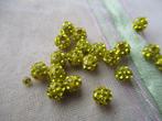 1016/ gele fimo rhinestone kralen, Ophalen of Verzenden, Nieuw, Kraal