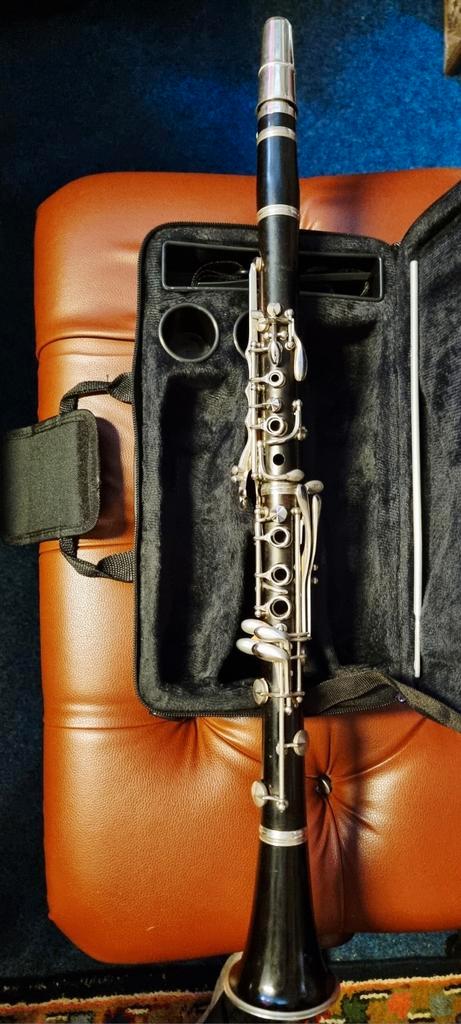 Jean Martin Paris Bes Klarinet. Böhm systeem. Grenadil., Muziek en Instrumenten, Blaasinstrumenten | Klarinetten, Gebruikt, Bes-klarinet