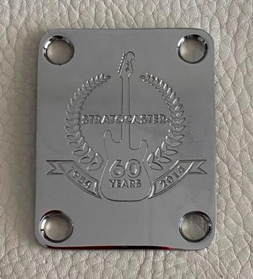 Originele Neckplate '60 years Stratocaster /Fender USA 2014  beschikbaar voor biedingen