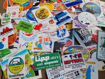 Vintage Stickers Jaren 70 - Verzameling beschikbaar voor biedingen