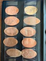 Pressed pennies Nederland en buitenland + souvenirmunten, Ophalen of Verzenden, Overige materialen