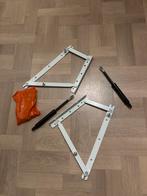 Set gasveren met scharnieren – geschikt voor bed/opbergbox, Antiek en Kunst, Ophalen