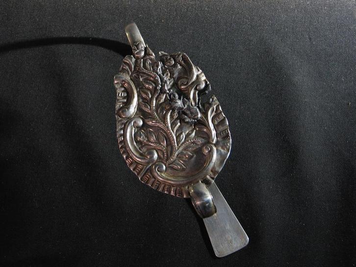 Tashaak antiek zilver Kampen I.P.A. van Dieren 1840. 2111, Antiek en Kunst, Antiek | Goud en Zilver, Zilver, Ophalen of Verzenden