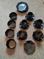 Dessert servies, vintage, Huis en Inrichting, Keuken | Servies, Keramiek, Ophalen of Verzenden, Zo goed als nieuw, Overige stijlen