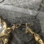 14 karaat gouden wokkels oorbellen nieuw, Ophalen of Verzenden, Nieuw, Goud