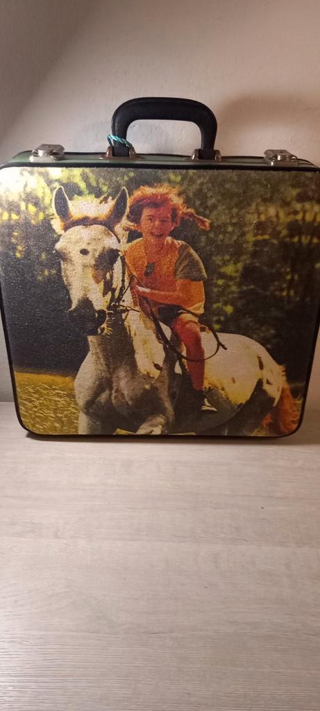 Pippi Langkous vintage stewardess koffer upcycle, Kinderen en Baby's, Kinderkamer | Inrichting en Decoratie, Zo goed als nieuw