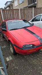 Nissan 100 NX 1.6 U9 1992 Rood, Voorwielaandrijving, 40 €/maand, 4 cilinders, Origineel Nederlands