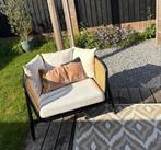 Rotan fauteuil Mulan Loods5, Huis en Inrichting, Ophalen, Gebruikt, Riet of Rotan, 100 tot 125 cm