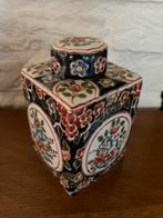 Theebus Teabox Makkum Tichelaar, Antiek en Kunst, Antiek | Keramiek en Aardewerk, Ophalen of Verzenden
