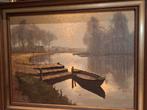 Schilderij met lijst, Antiek en Kunst, Ophalen of Verzenden