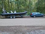 Prachtige RIB B klasse 250pk met PEGA trailer, Gebruikt, Benzine, 200 pk of meer, Overige materialen