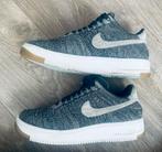 Nike Air Force 1 Flyknit Low Midnight Fog Silt Red Ivory 40, Ophalen of Verzenden, Zo goed als nieuw, Grijs, Sneakers of Gympen
