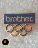 Pin Olympische ringen Brother, Verzamelen, Speldjes, Pins en Buttons, Verzenden, Gebruikt, Overige onderwerpen