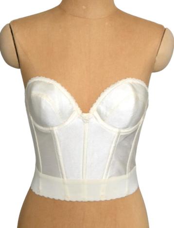 Nieuwe Carnival bustier, top, bh, crème, Mt. XS / 34 B beschikbaar voor biedingen