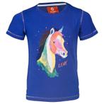 Royal blue Red Horse Print T-shirt veulen love maat 164, Kinderen, Dressuur, Nieuw, Ophalen of Verzenden